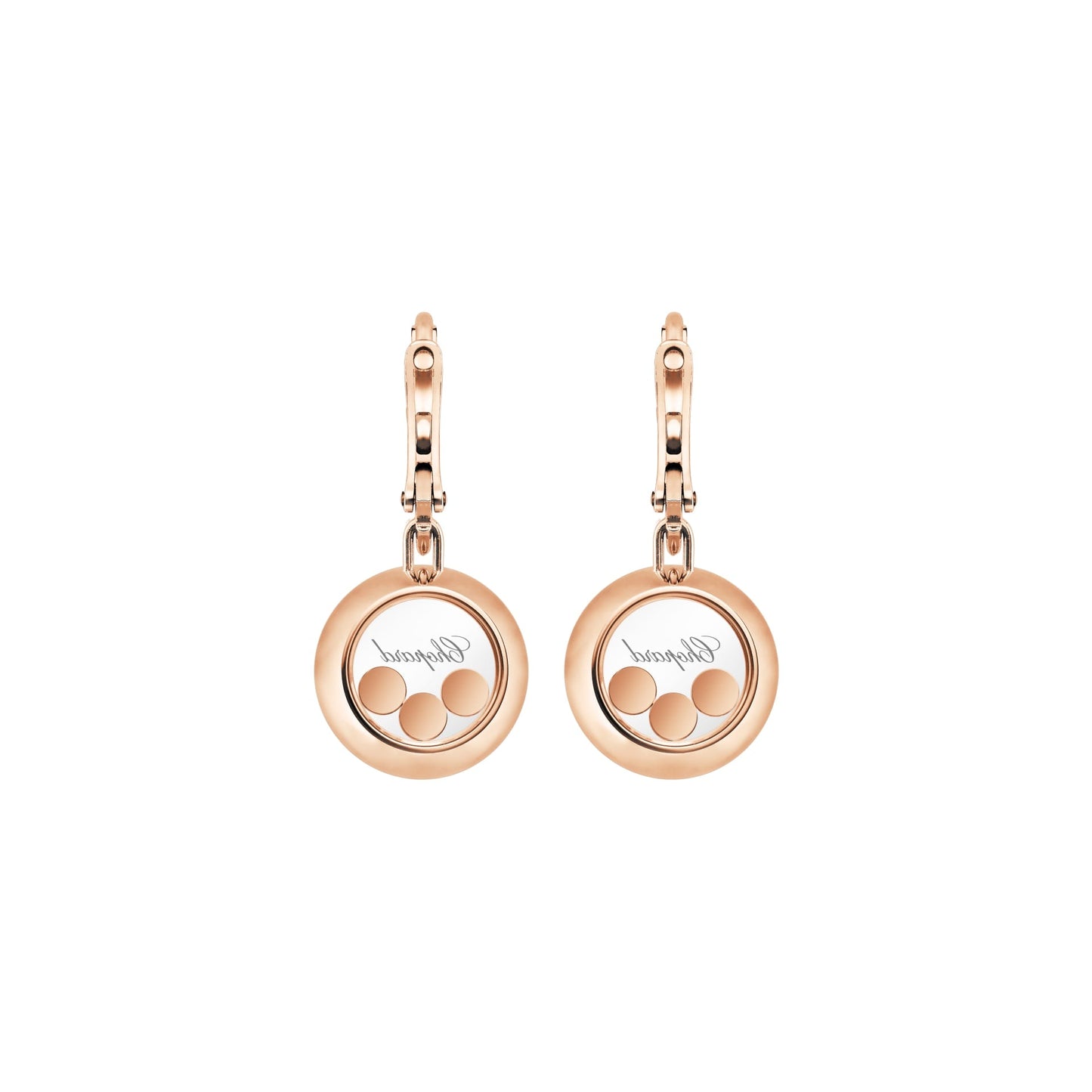 HAPPY DIAMONDS ICONS EARRINGS, ETHICAL ROSE GOLD, DIAMONDS 83A018-5301