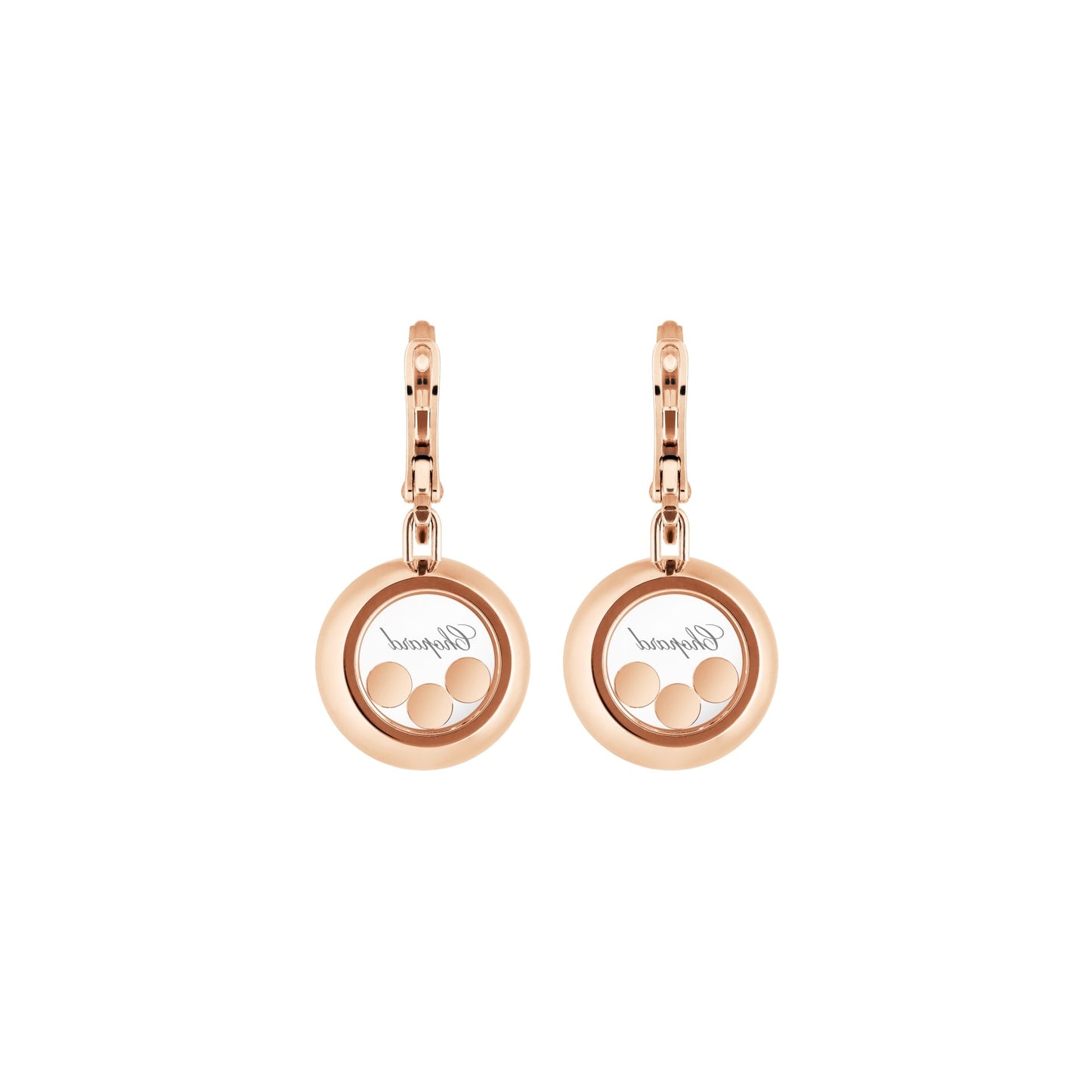 HAPPY DIAMONDS ICONS EARRINGS, ETHICAL ROSE GOLD, DIAMONDS 83A018-5401