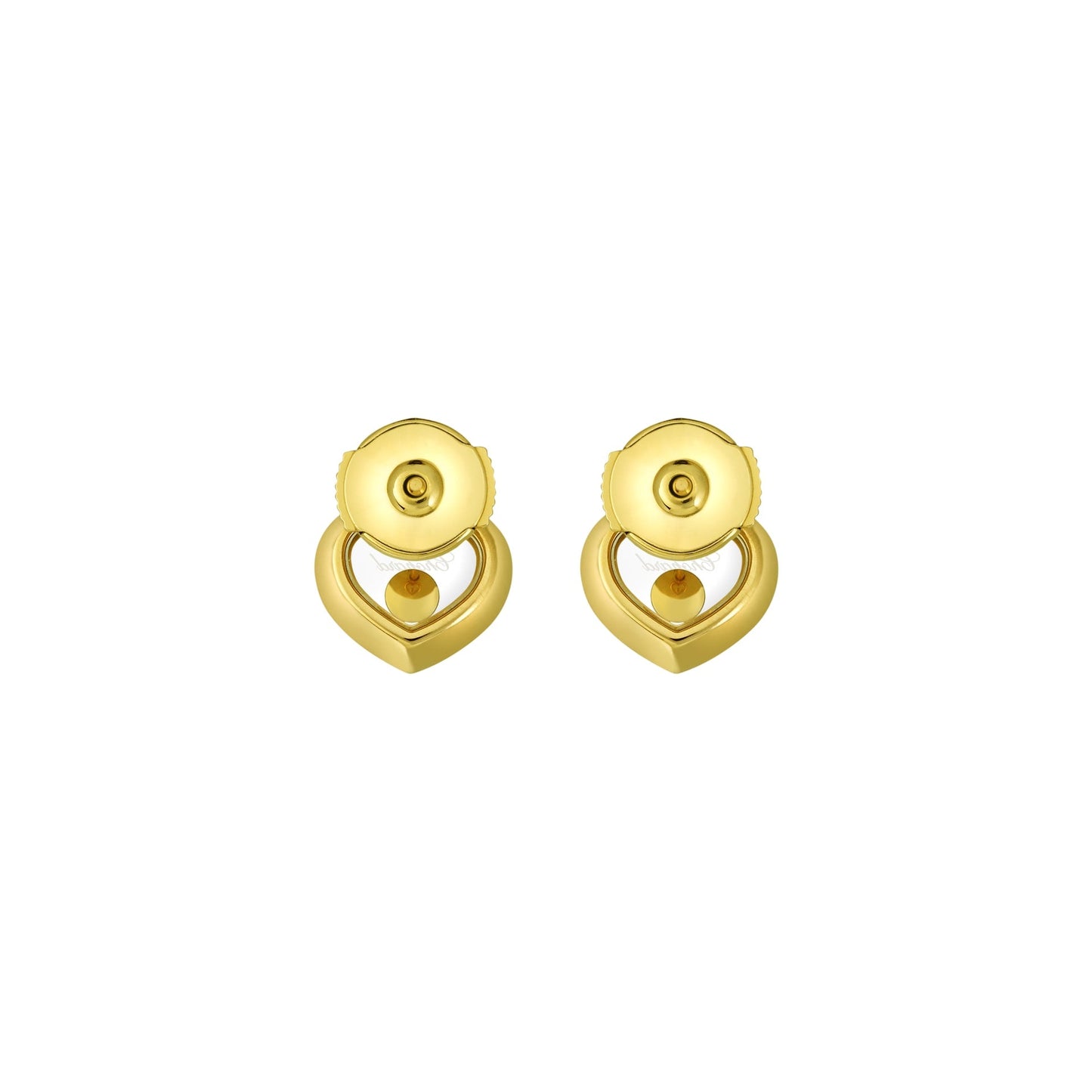 HAPPY DIAMONDS ICONS EARRINGS, ETHICAL YELLOW GOLD, DIAMONDS 83A054-0001