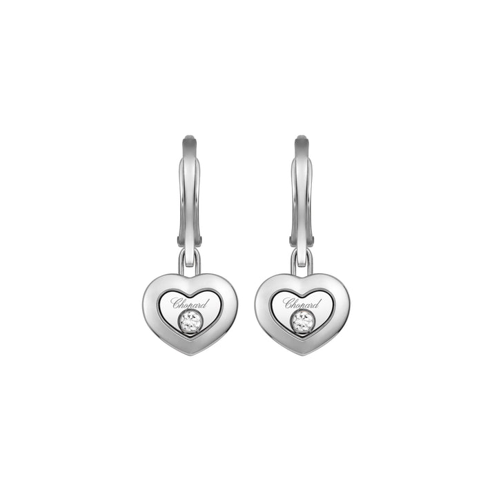 HAPPY DIAMONDS ICONS EARRINGS, ETHICAL WHITE GOLD, DIAMONDS 83A054-1301