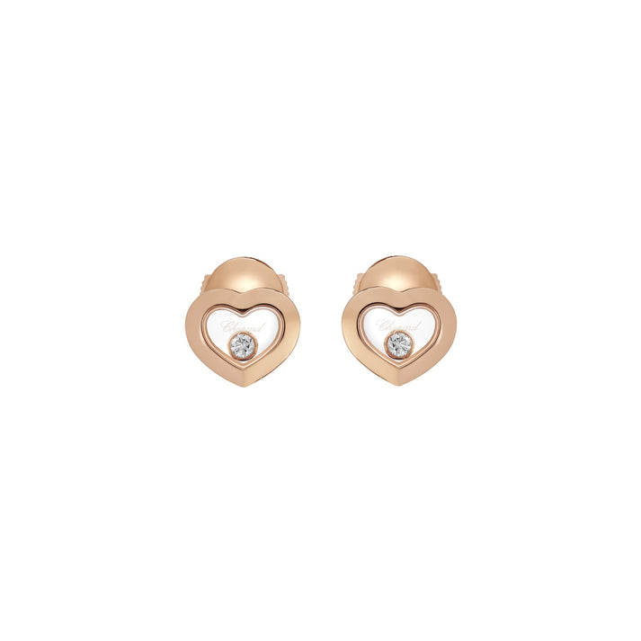 HAPPY DIAMONDS ICONS EARRINGS, ETHICAL ROSE GOLD, DIAMONDS 83A054-5001