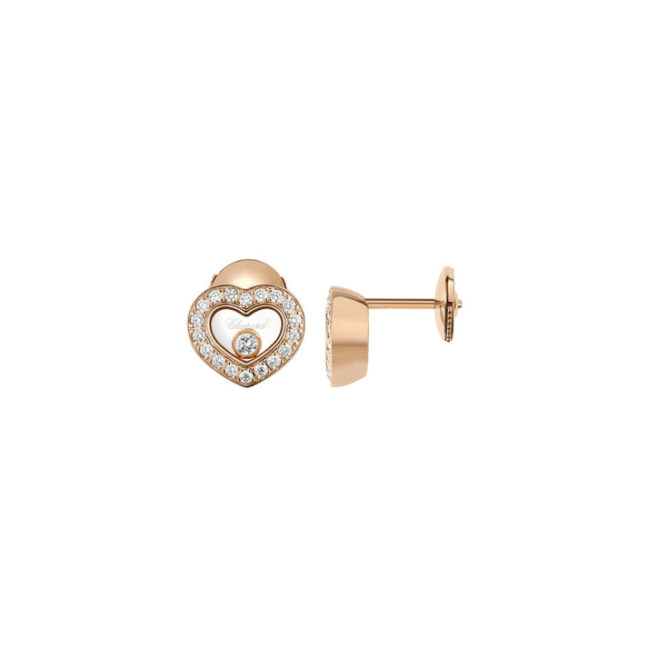 HAPPY DIAMONDS ICONS EARRINGS, ETHICAL ROSE GOLD, DIAMONDS 83A054-5201