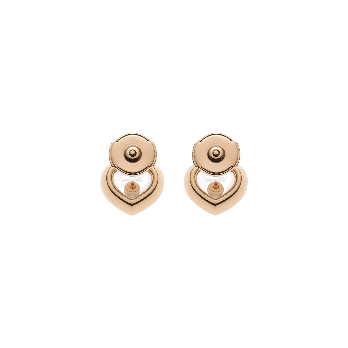 HAPPY DIAMONDS ICONS EARRINGS, ETHICAL ROSE GOLD, DIAMONDS 83A054-5201