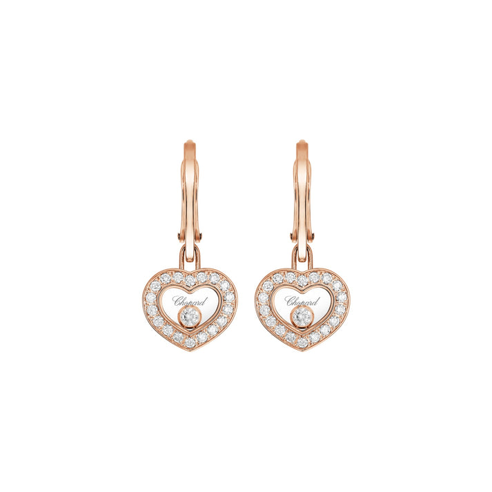 HAPPY DIAMONDS ICONS EARRINGS, ETHICAL ROSE GOLD, DIAMONDS 83A054-5401