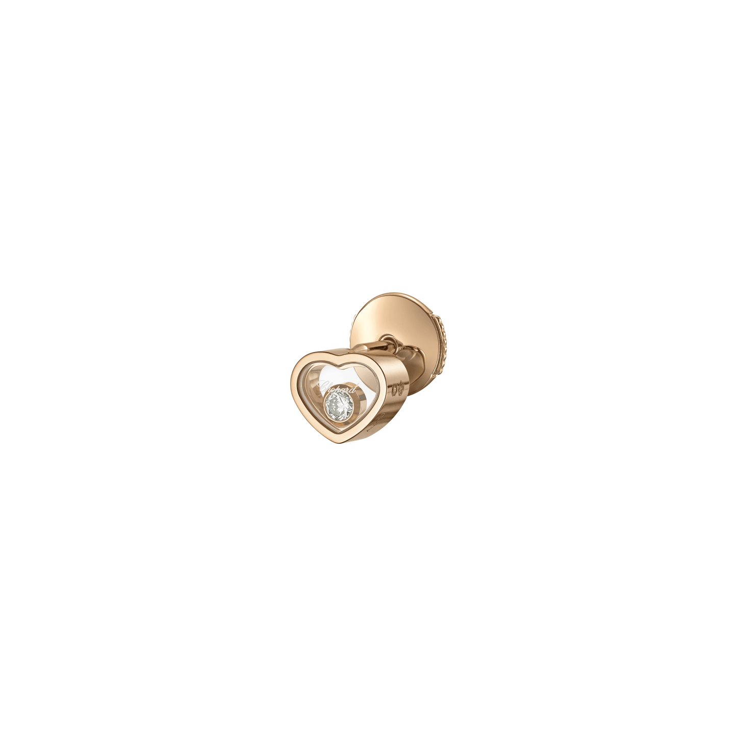 MY HAPPY HEARTS SINGLE EARRING, ETHICAL ROSE GOLD, DIAMOND 83A086-5092