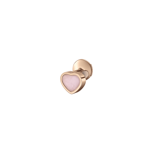 MY HAPPY HEARTS SINGLE EARRING, ETHICAL ROSE GOLD, PINK O 83A086-5622