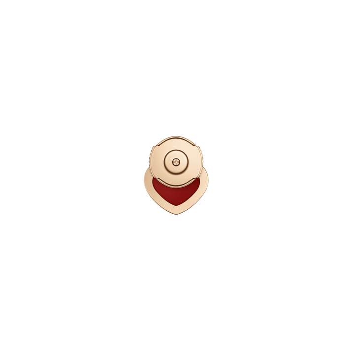 MY HAPPY HEARTS SINGLE EARRING, ETHICAL ROSE GOLD, CARNELIAN 83A086-5802