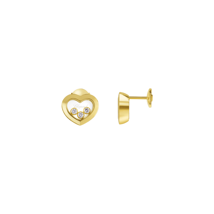 HAPPY DIAMONDS ICONS EARRINGS, ETHICAL YELLOW GOLD, DIAMONDS 83A611-0001