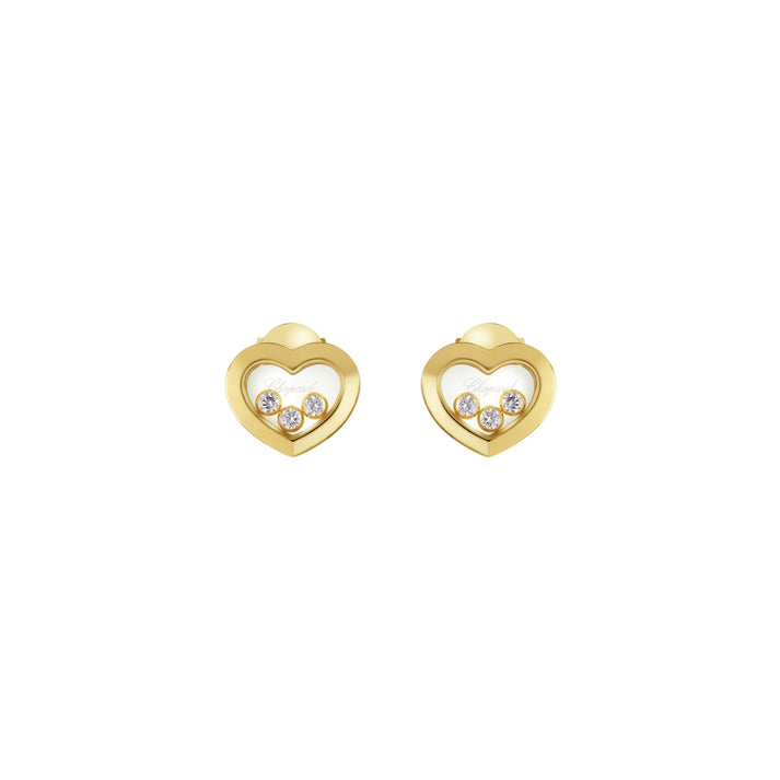 HAPPY DIAMONDS ICONS EARRINGS, ETHICAL YELLOW GOLD, DIAMONDS 83A611-0001