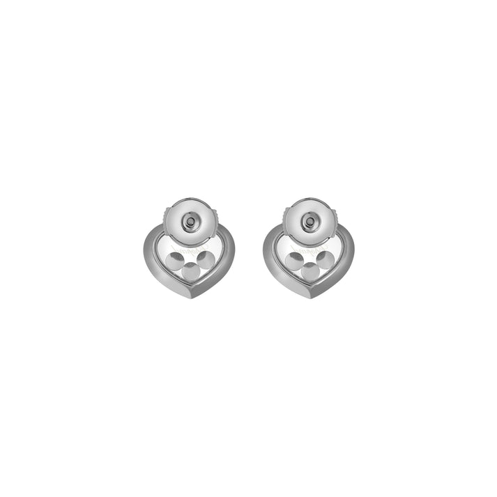 HAPPY DIAMONDS ICONS EARRINGS, ETHICAL WHITE GOLD, DIAMONDS 83A611-1001