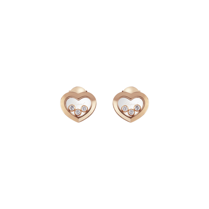 HAPPY DIAMONDS ICONS EARRINGS, ETHICAL ROSE GOLD, DIAMONDS 83A611-5001