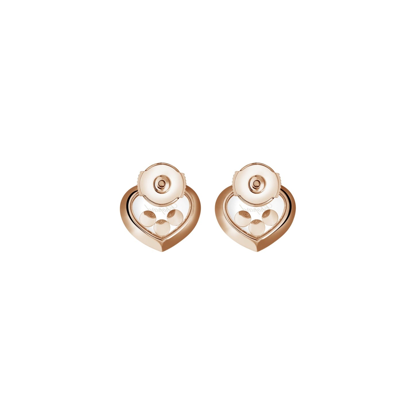 HAPPY DIAMONDS ICONS EARRINGS, ETHICAL ROSE GOLD, DIAMONDS 83A611-5201