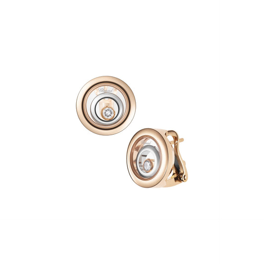 HAPPY SPIRIT EARRINGS, ETHICAL ROSE GOLD, ETHICAL WHITE GOLD, DIAMONDS 848230-9001