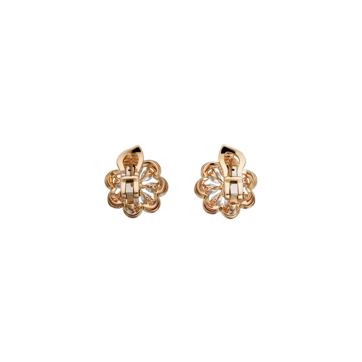 PRECIOUS LACE MINI-FROU-FROU EARRINGS, ETHICAL ROSE GOLD, DIAMONDS 848347-5001