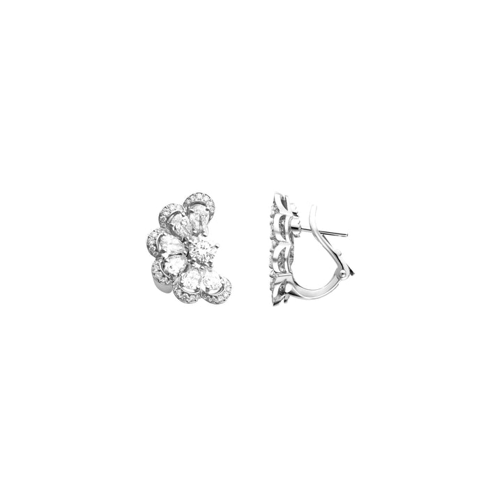 PRECIOUS LACE NUAGE EARRINGS, ETHICAL WHITE GOLD, DIAMONDS 848351-1001