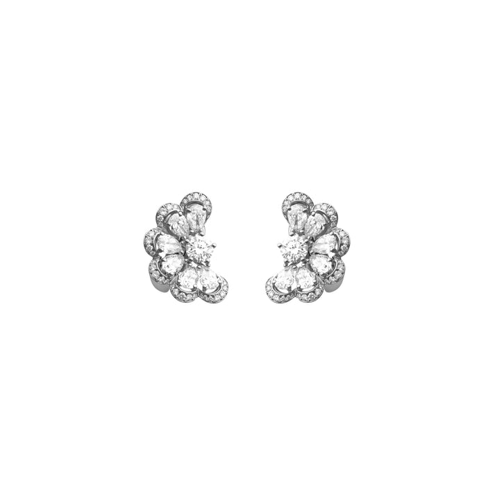 PRECIOUS LACE NUAGE EARRINGS, ETHICAL WHITE GOLD, DIAMONDS 848351-1001