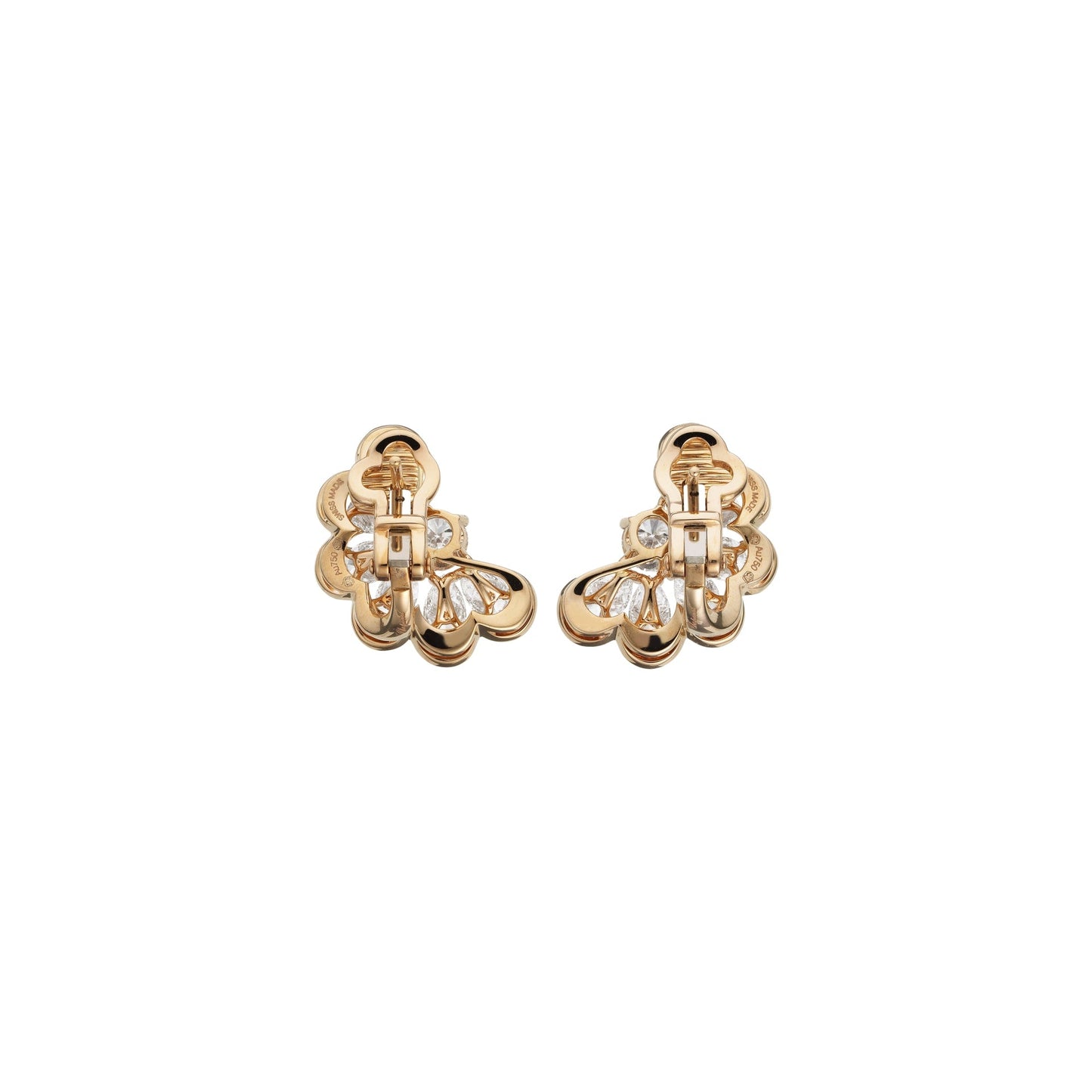 PRECIOUS LACE NUAGE EARRINGS, ETHICAL ROSE GOLD, DIAMONDS 848351-5001