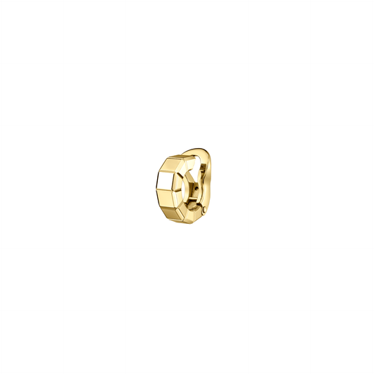 ICE CUBE SINGLE CLIP-ON, ETHICAL YELLOW GOLD 849834-0001