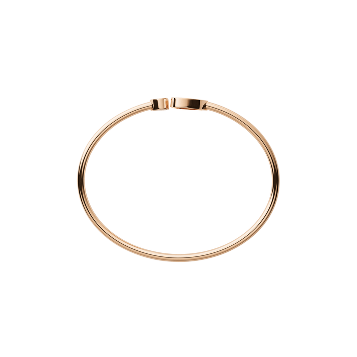 HAPPY HEARTS BANGLE, ETHICAL ROSE GOLD, DIAMOND, PINK OPAL 857482-5620