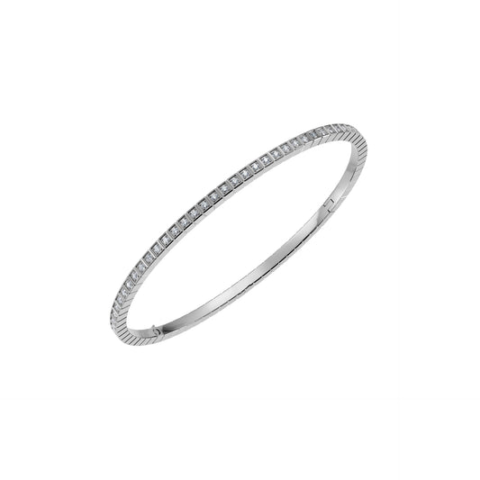 ICE CUBE BANGLE, ETHICAL WHITE GOLD, FULL-SET DIAMONDS 857702-1012