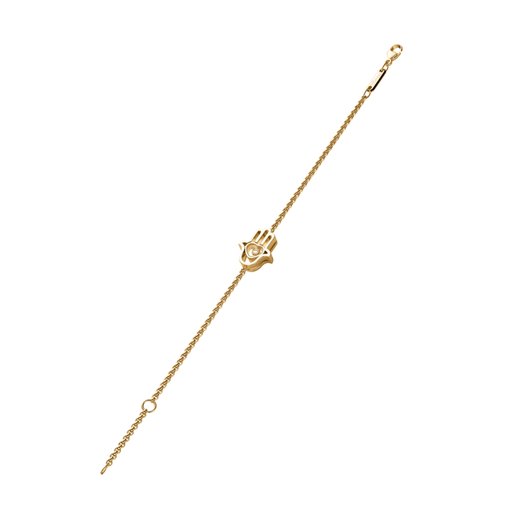 HAPPY DIAMONDS GOOD LUCK CHARMS BRACELET, ETHICAL ROSE GOLD, DIAMOND 857864-5001