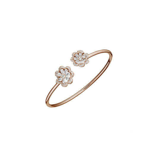 PRECIOUS LACE MINI-FROU-FROU BANGLE, ETHICAL ROSE GOLD, DIAMONDS 858347-5002