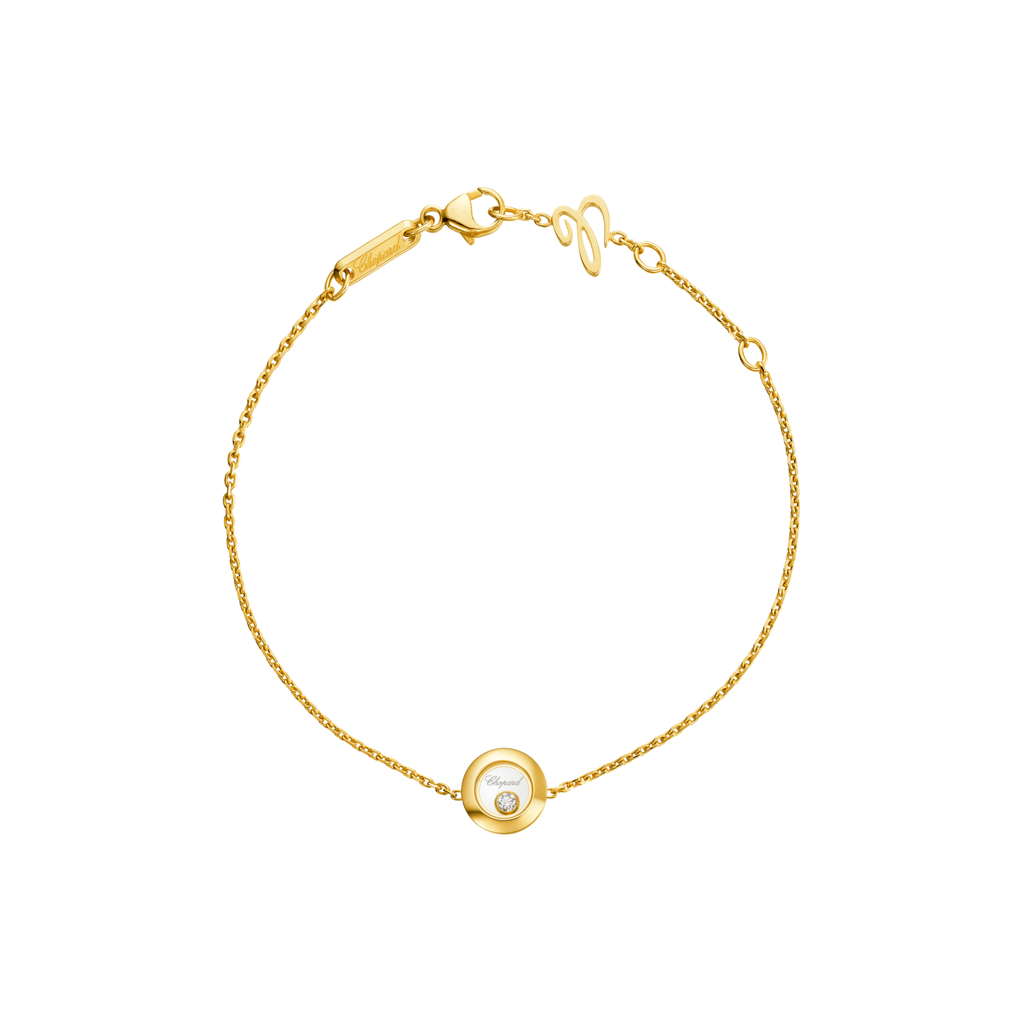 HAPPY DIAMONDS ICONS BRACELET, ETHICAL YELLOW GOLD, DIAMOND 85A017-0001