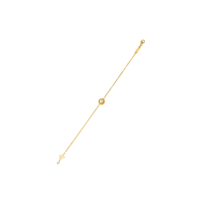 HAPPY DIAMONDS ICONS BRACELET, ETHICAL YELLOW GOLD, DIAMOND 85A017-0001