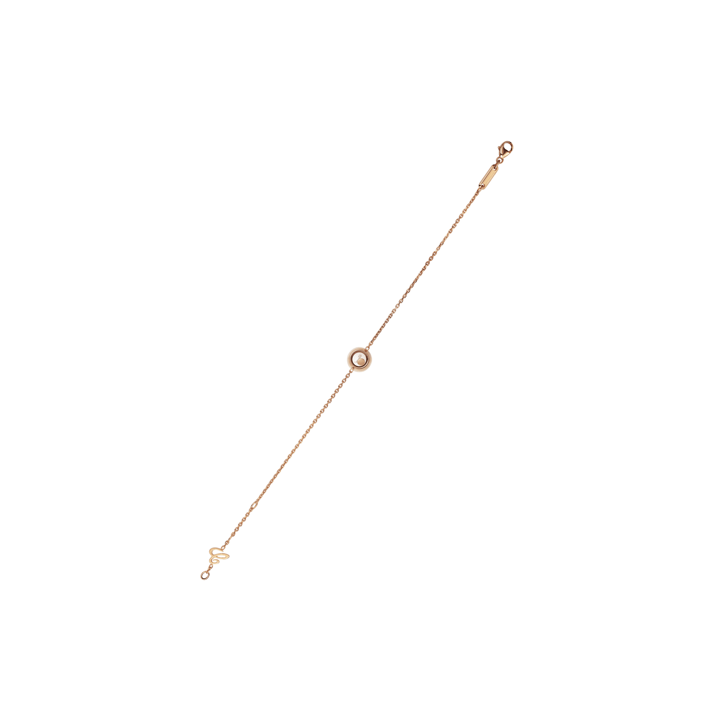 HAPPY DIAMONDS ICONS BRACELET, ETHICAL ROSE GOLD, DIAMOND 85A017-5001