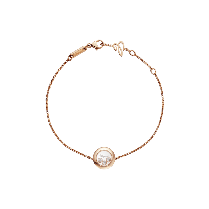 HAPPY DIAMONDS ICONS BRACELET, ETHICAL ROSE GOLD, DIAMONDS 85A018-5001