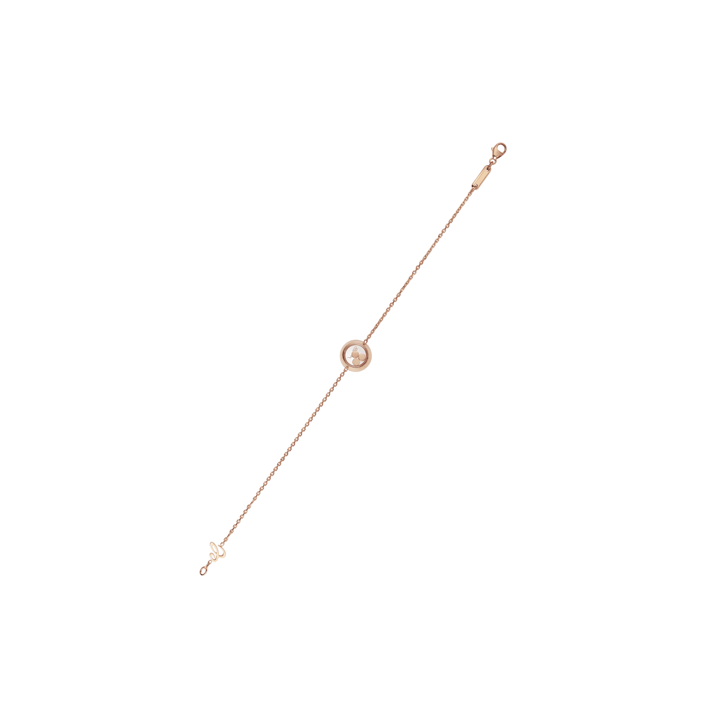 HAPPY DIAMONDS ICONS BRACELET, ETHICAL ROSE GOLD, DIAMONDS 85A018-5001