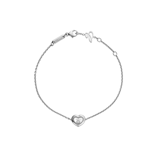 HAPPY DIAMONDS ICONS BRACELET, ETHICAL WHITE GOLD, DIAMOND 85A054-1001