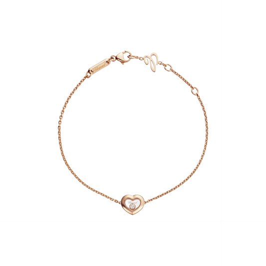 HAPPY DIAMONDS ICONS BRACELET, ETHICAL ROSE GOLD, DIAMOND 85A054-5001