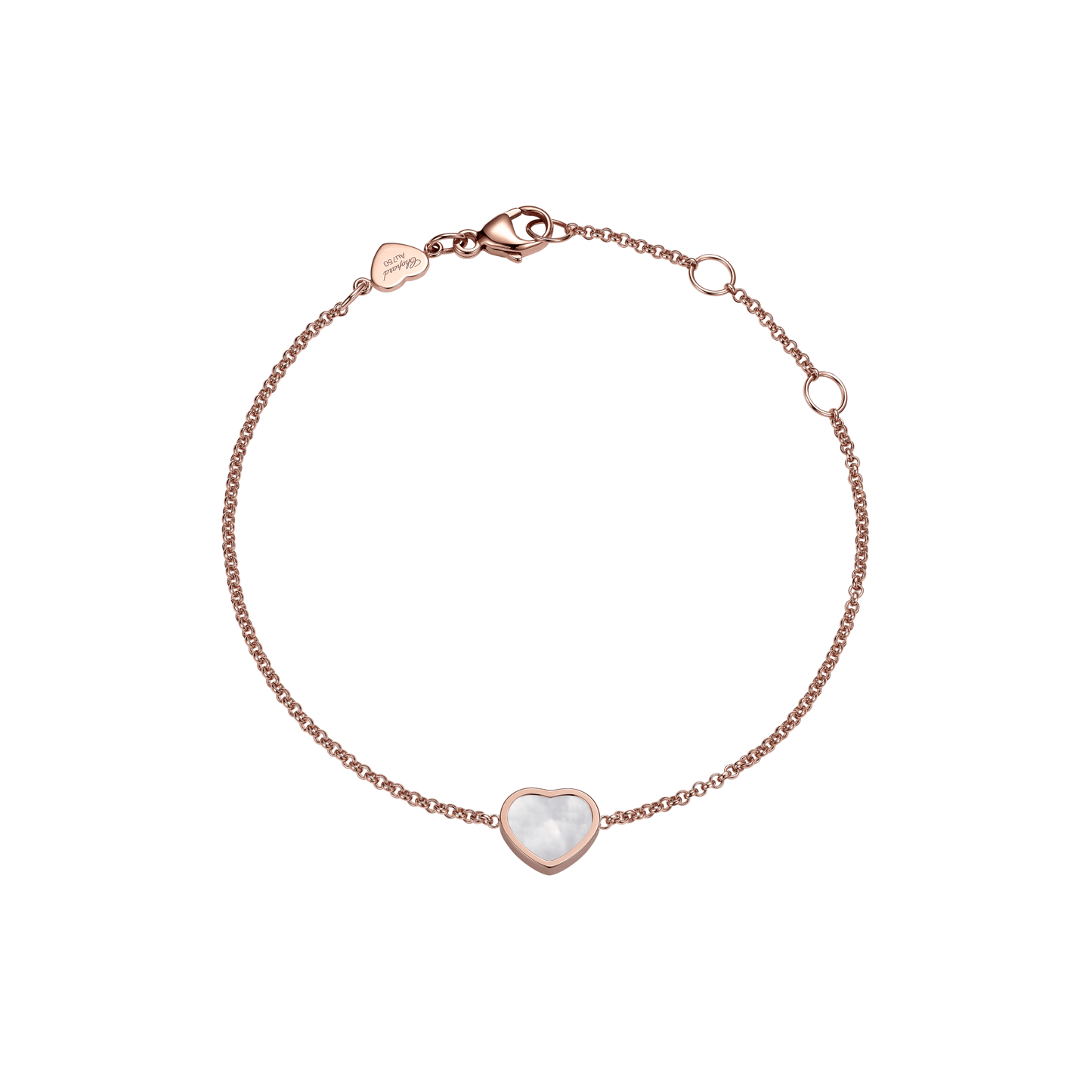 MY HAPPY HEARTS BRACELET, ETHICAL ROSE GOLD, MOTHER-OF-PEARL 85A086-5031