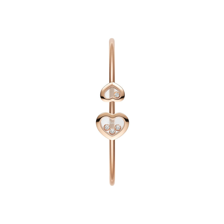 HAPPY DIAMONDS ICONS BANGLE, ETHICAL ROSE GOLD, DIAMONDS 85A614-5000