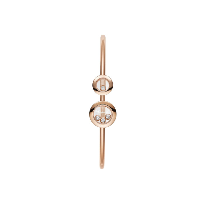 HAPPY DIAMONDS ICONS BANGLE, ETHICAL ROSE GOLD, DIAMONDS 85A618-5000