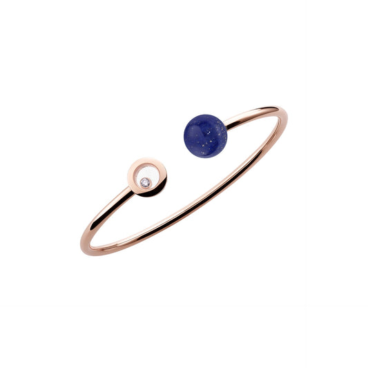 HAPPY DIAMONDS PLANET BANGLE, ETHICAL ROSE GOLD, DIAMOND, LAPIS LAZULI 85A619-5500