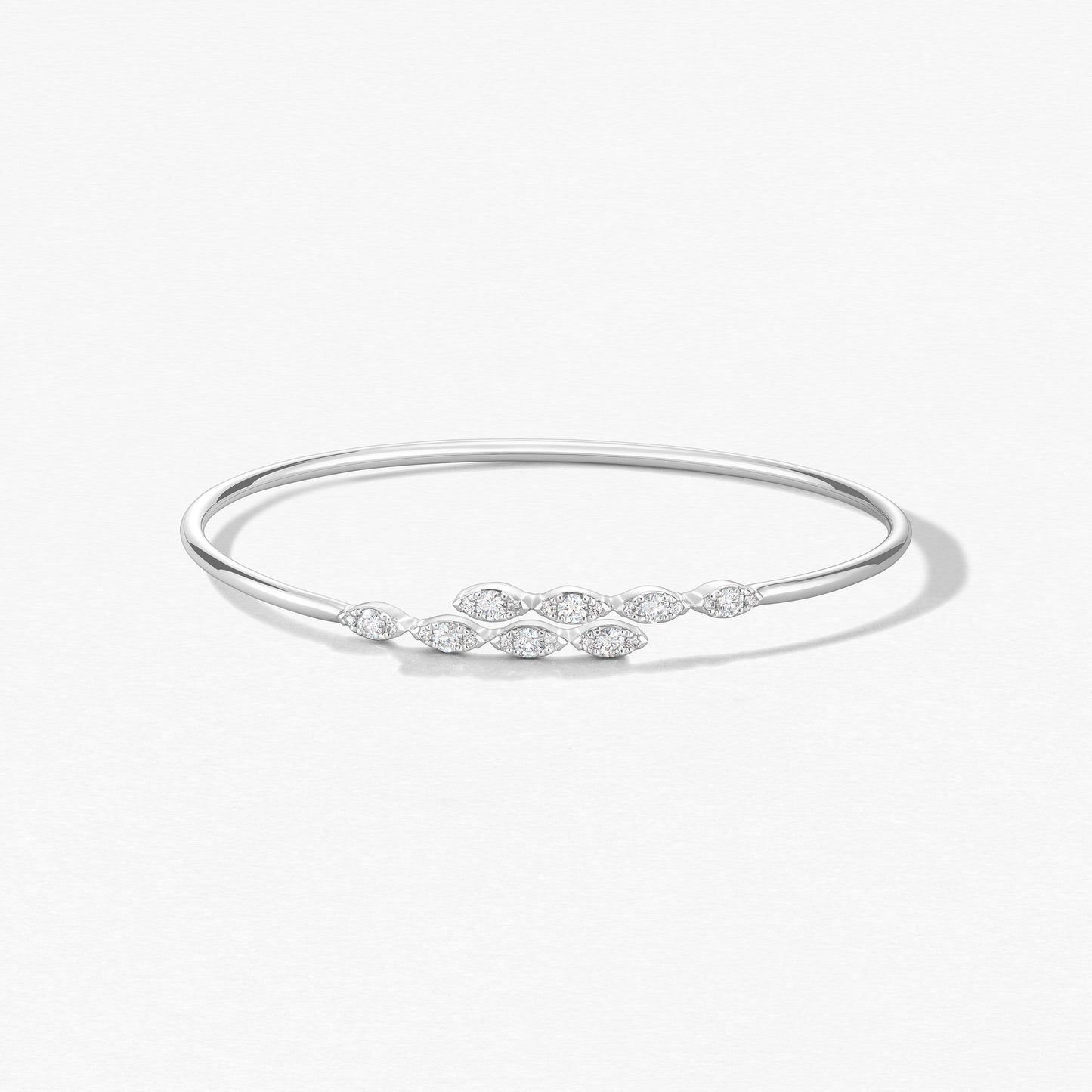 Aerial Marquise Flexi Bangle HFBAERM00538YM