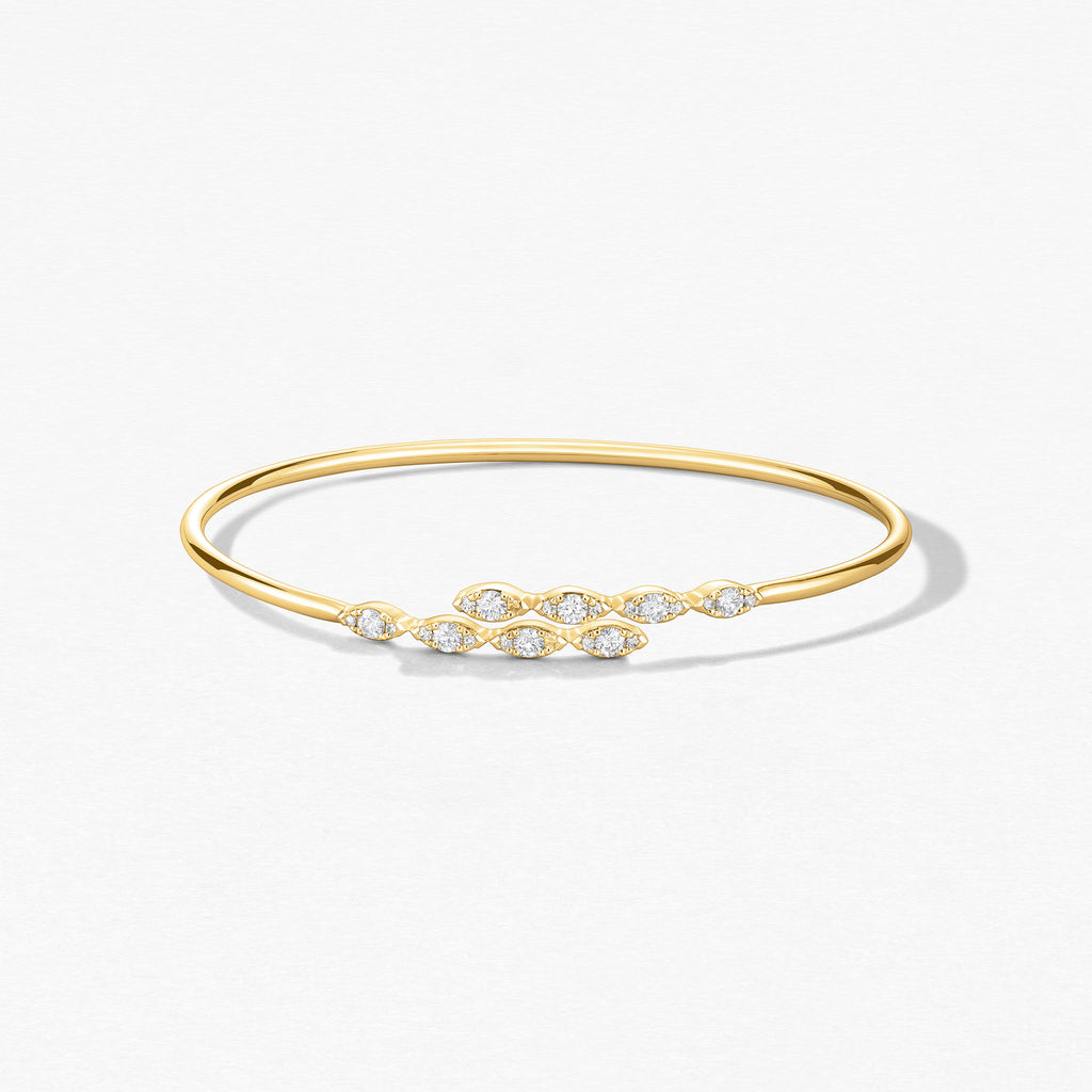 Aerial Marquise Flexi Bangle HFBAERM00538YM