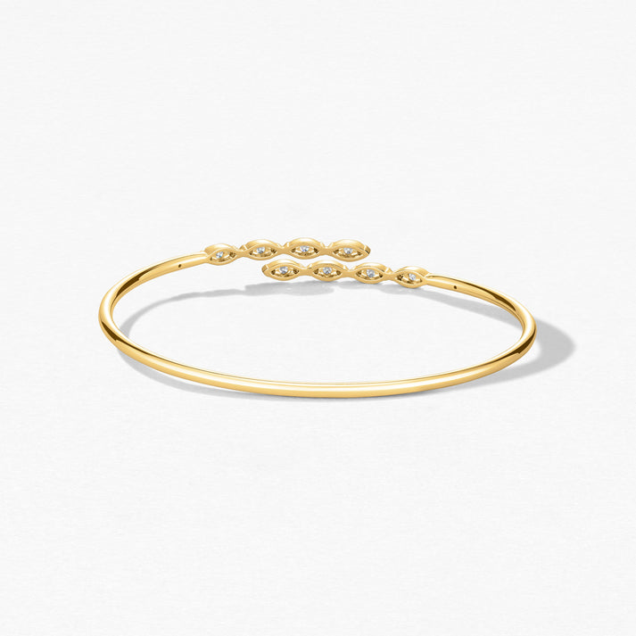 Aerial Marquise Flexi Bangle HFBAERM00538YM