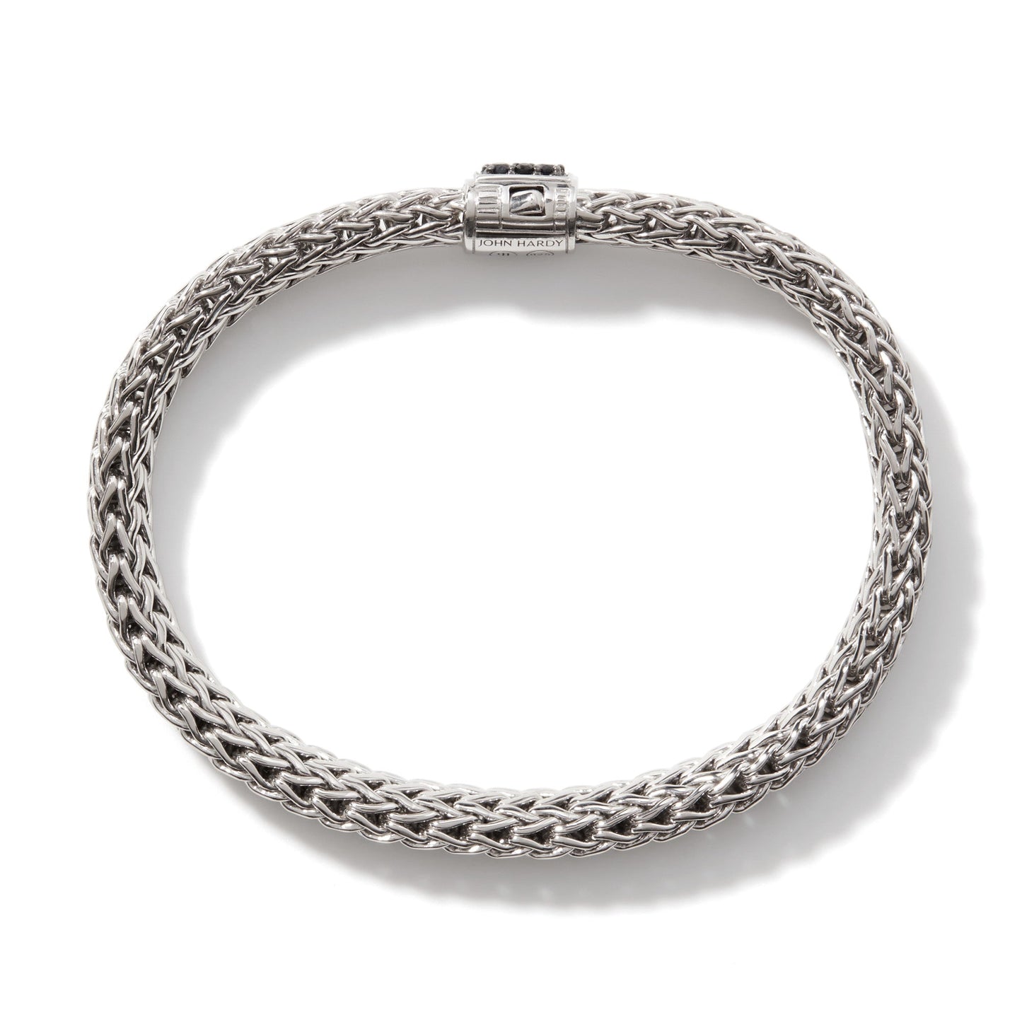 John Hardy Icon Bracelet, Sterling Silver, Pavé, 6.5MM BBS9042BLS