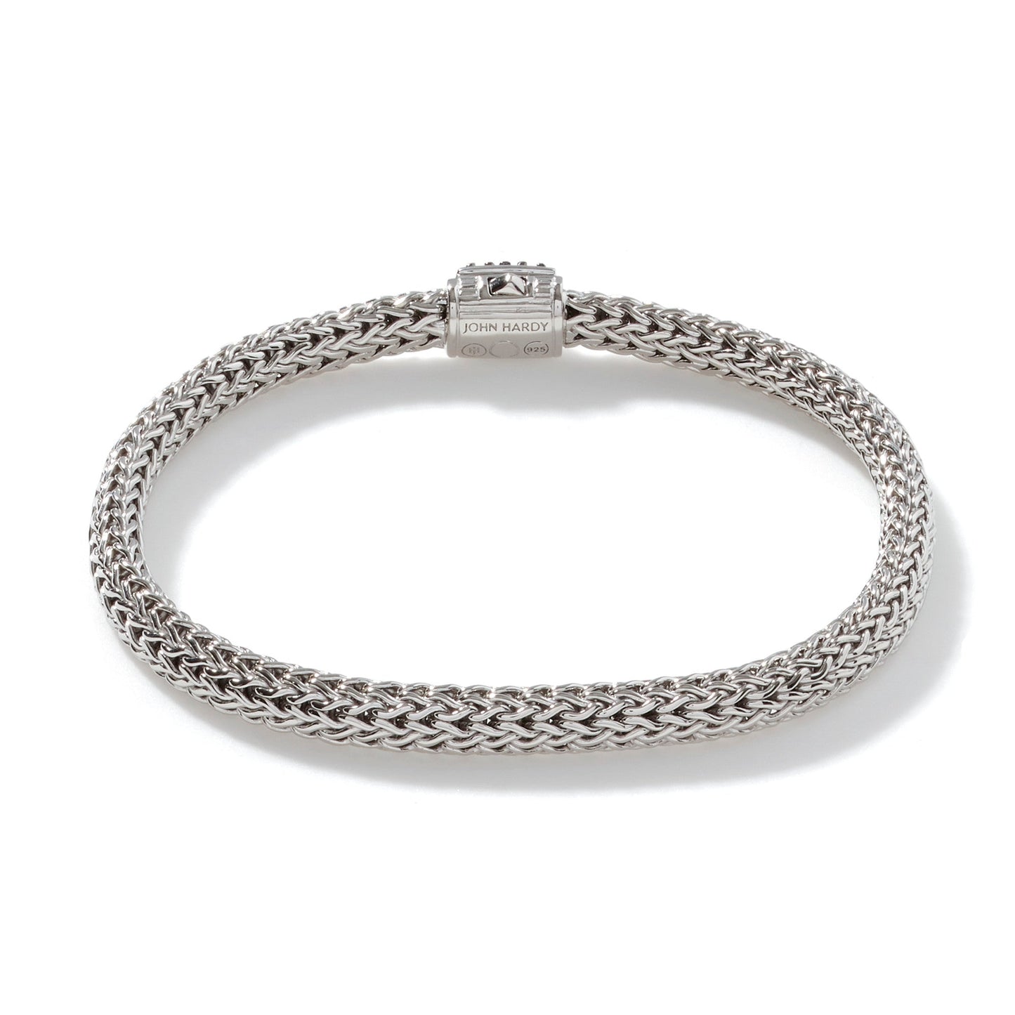 John Hardy Icon Bracelet, Sterling Silver, Pavé, 5MM BBS96002BSP