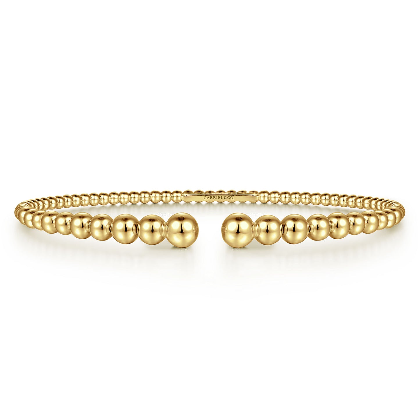 14K Yellow Gold Bujukan Open Bangle BG4585-62Y4JJJ