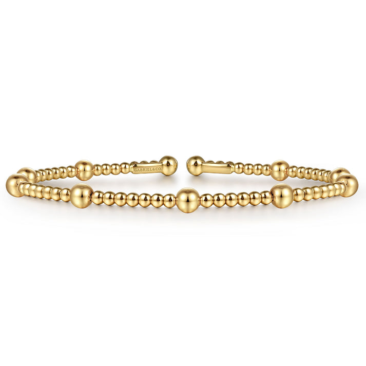 14K Yellow Gold Bujukan Split Bangle  BG4603-62Y4JJJ