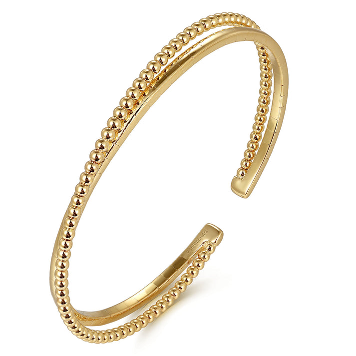 14K Yellow Gold Bujukan Bangle BG4911-62Y4JJJ