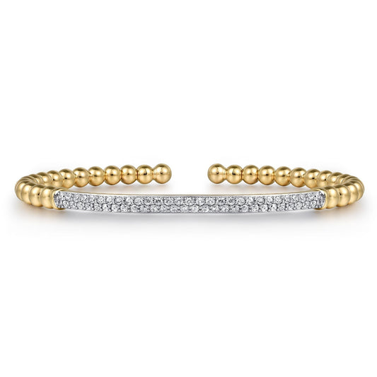 14K Yellow Gold Diamond Bangle BG4966-6Y45JJ
