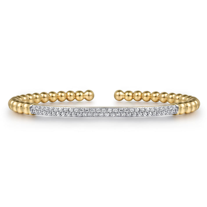 14K Yellow Gold Diamond Bangle BG4966-6Y45JJ