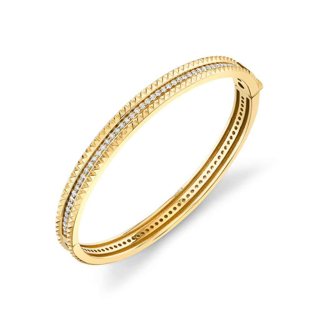 MICHAEL M Tetra Pav√© Bangle BR395