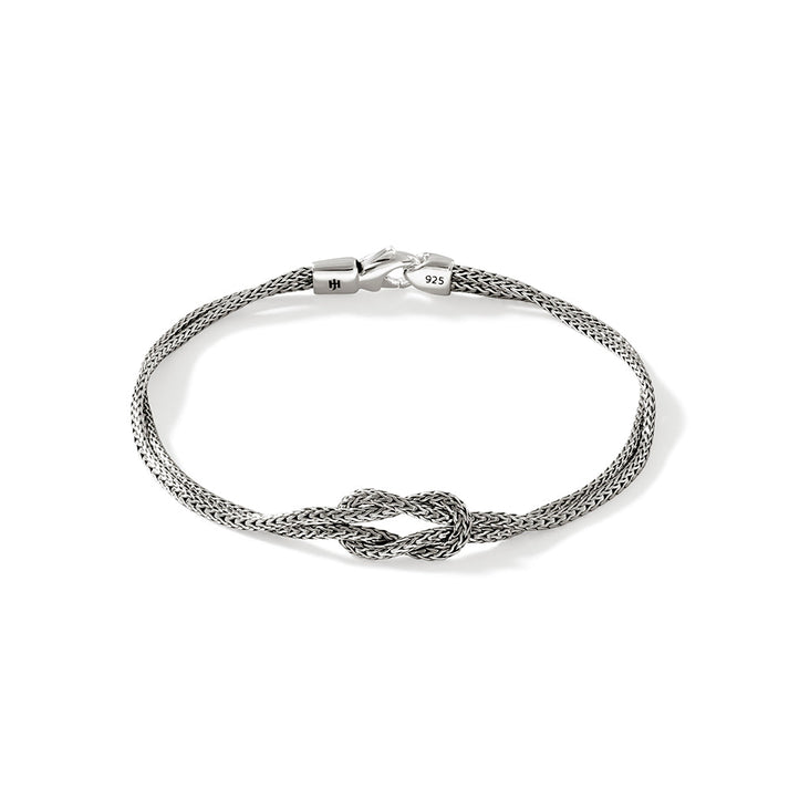 Love Knot Bracelet, Sterling Silver, 3.6MM|BU900776