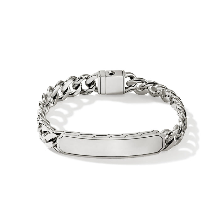 ID Curb Bracelet, Sterling Silver, 11MM|BU901148